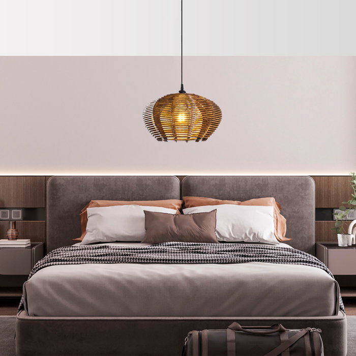 Opviq Ellipse Lámpara de Araña de Madera Color Antigüedad Opviq Ellipse Lámpara de Araña de Madera Color Antigüedad